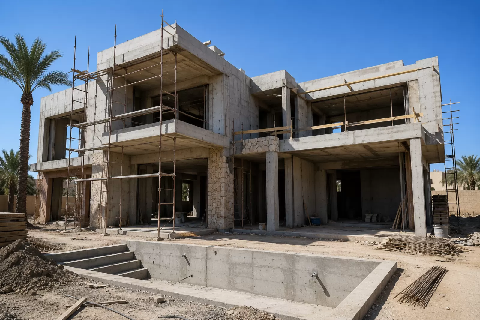 Projet de construction immobilière accompagné par WAMO Investment à Marrakech