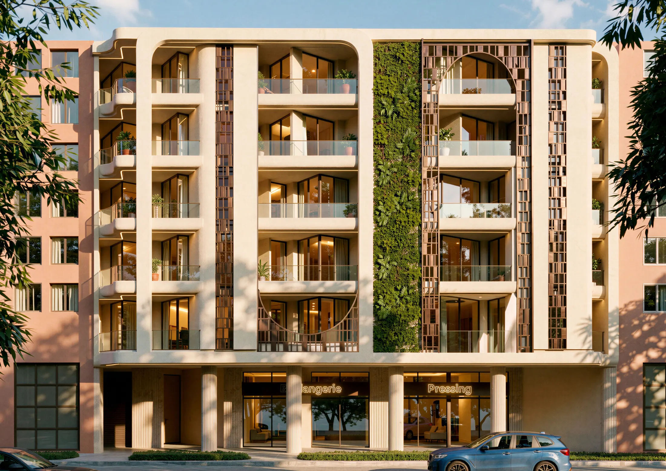 Skyline Residences, façade principale — Grand Guéliz, Marrakech